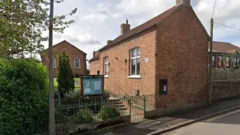 Google Two red-brick buildings
