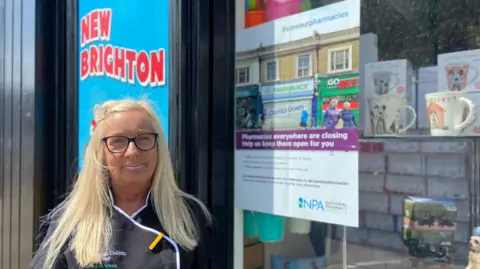 LDRS Joanne Kettle outside the pharmacy