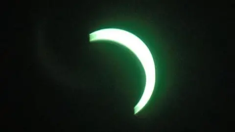 Helen Earth Sun blocked by the moon