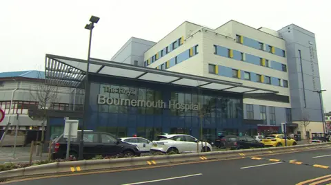 Wide shot of The Royal Bournemouth Hospital