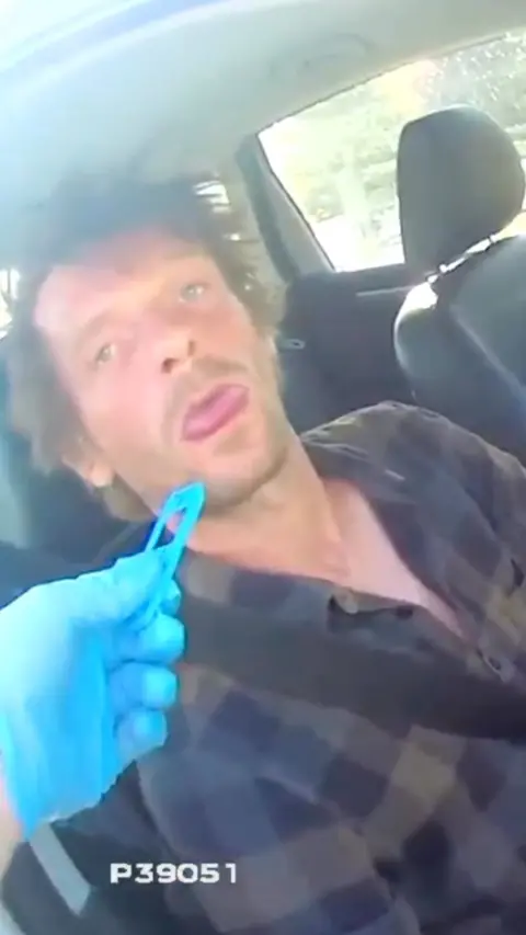 Drug-driver barely able to speak during arrest