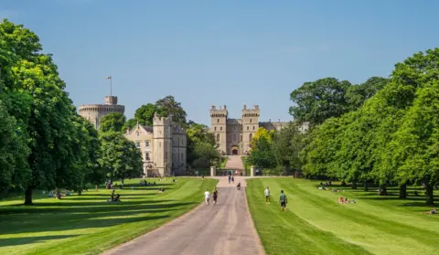 Getty Images The Long Walk at Windsor Castle