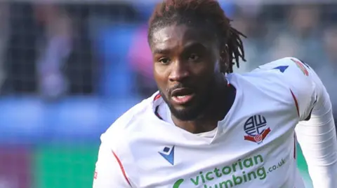 Richard Taylor in action for Bolton Wanderers
