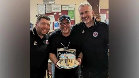 Heed Army Podcast Mickey The Heed (centre), Dave and Steeley host the Heed Army podcast