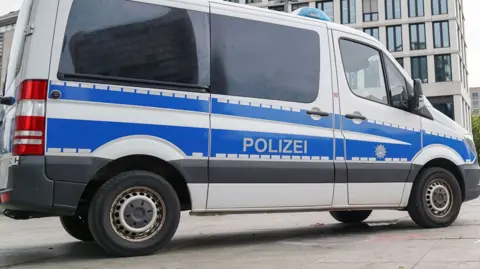 German police van (generic) pictured in July 2026