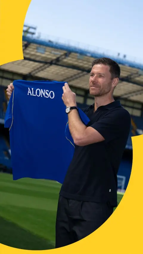 Chelsea manager Xabi Alonso