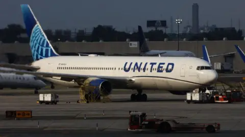 Getty Images United plane