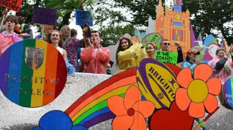 PA Media Brighton Pride celebrations 2023