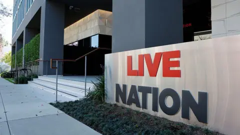 Getty Images The front of a Live Nation office.