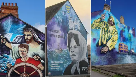 Geograph/Ian S/Stephen Craven Hulls trawler murals