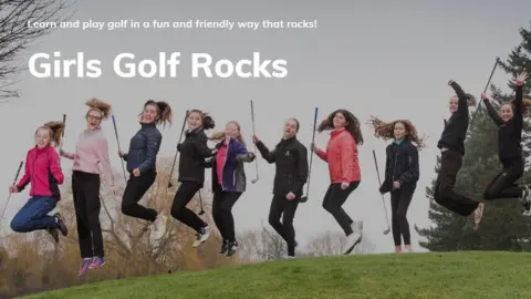 England Golf  Girls Golf Rocks promo