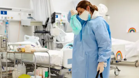 Getty Images Hospital worker