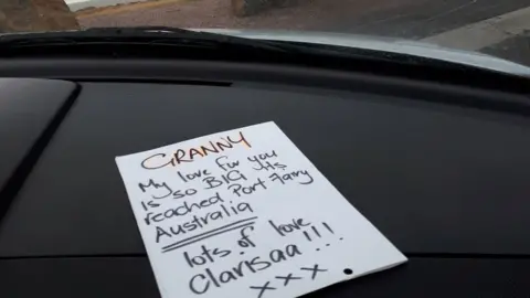 Felicity Greenfield Clarissa's call for love letters reached as far as Australia