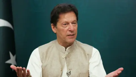 Reuters Pakistan"s Prime Minister Imran Khan gestures during an interview with Reuters in Islamabad, Pakistan, June 4, 2021.