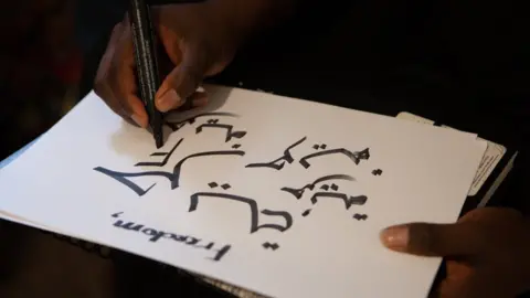 Lee Karen Stow Handwritten artwork