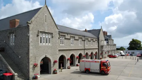 BBC Guernsey's Town fire station