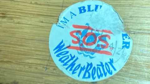 Blue Peter Weatherbeaters sticker