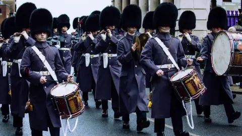 Getty Images Grenadier Guards on parade