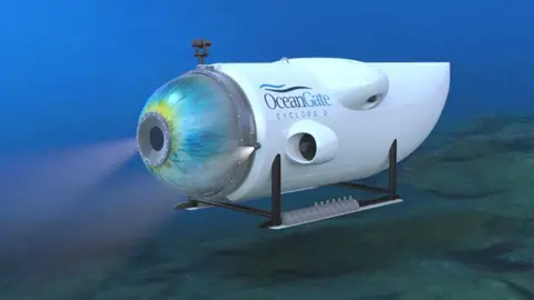 Oceangate CGI of Oceangate submersible Cyclops 2