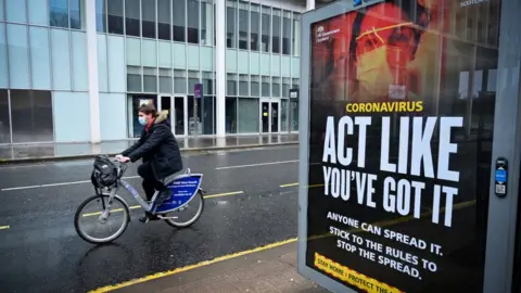 Getty Images covid sign