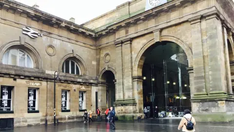 Network Rail Newcastle Central Station