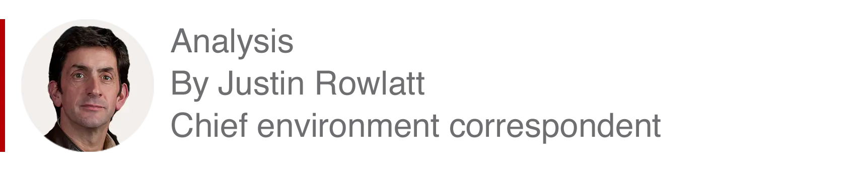 Analysis box by Justin Rowlatt, chief environment correspondent