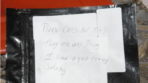 NCA Items seized during a raid