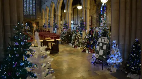 Phil Balding Church with trees