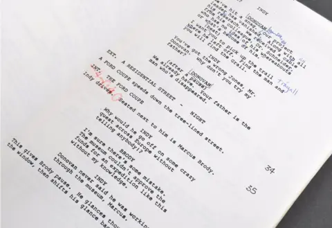 East Bristol Auctions Indiana Jones And The Last Crusade script