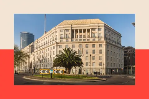 Getty Images Building of the Security Service offices in London