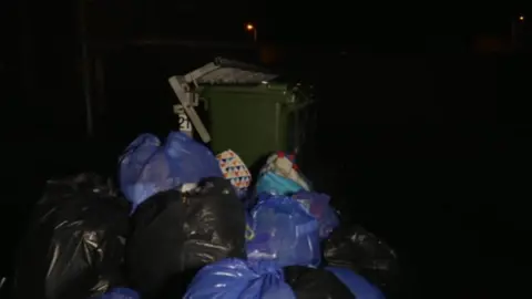 Rubbish on the Wildmill estate