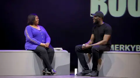 Getty Images Malorie Blackman and Stormzy