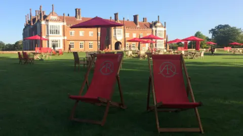 BBC Helmingham Hall is one of 11 venues around the country being visited by the Antiques Roadshow as it marks its 40th anniversary