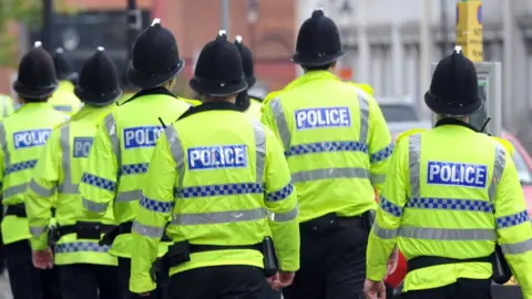 BBC Police officers in Manchester