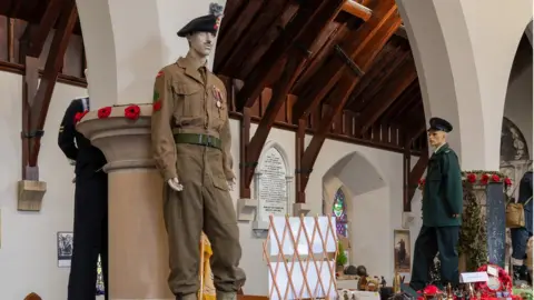 Nigel McFarland pictures of inside the church