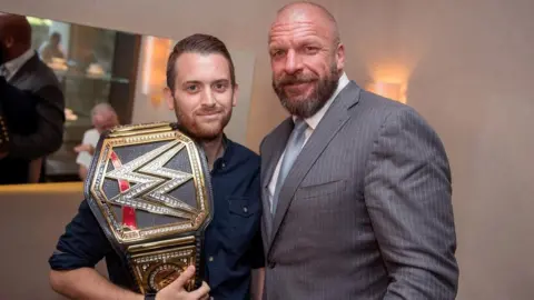 WWE Charlie Guenigault and Triple H
