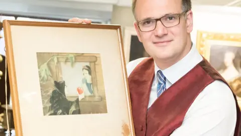 Hansons Charles Hanson and a Snow White picture