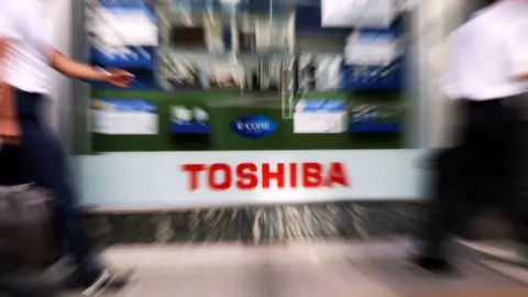 Getty Images Toshiba logo