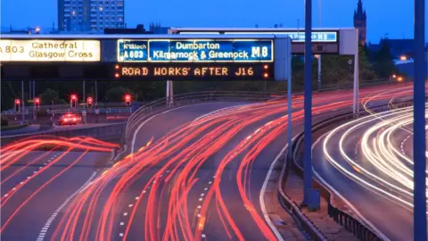 Getty Images Traffic in Glasgow