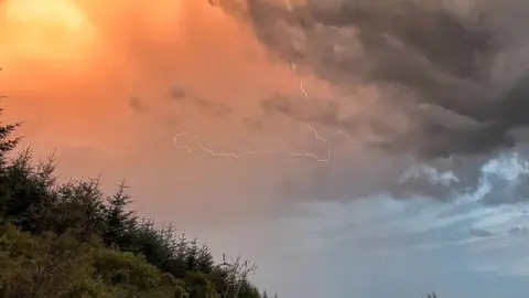 Tom Gilroy Lightning in Boho in Fermanagh