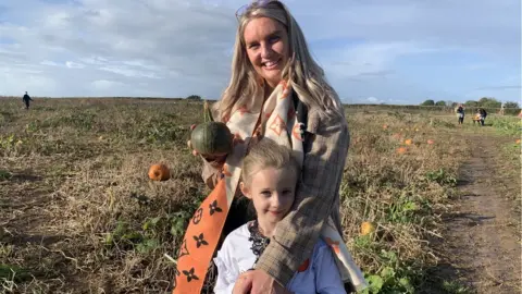 Ceri Russell and daughter Kady