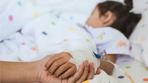 Getty Images picture of ill child