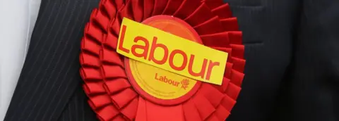 PA Media Labour rosette
