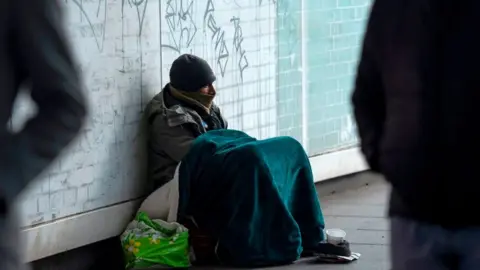 Getty Images Homeless person - generic