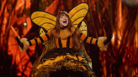 Nicola Roberts: 'I was nervous to take the mask off' - BBC News