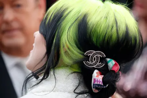 Reuters Billie Eilish on the red carpet