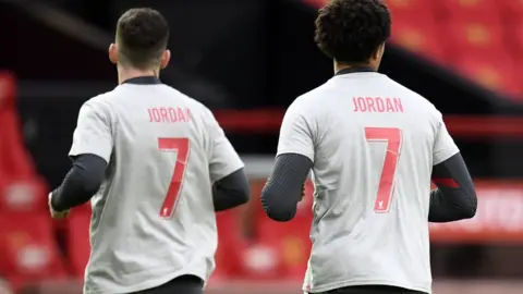 PA Media Liverpool players