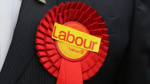 PA Media Labour rosette