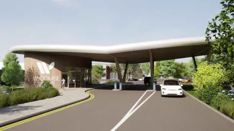 Stage Fifty Wycombe Film Studios main entrance