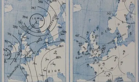 MET OFFICE Weather chart